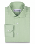 Light Pistachio Green Dress Chambray Shirt