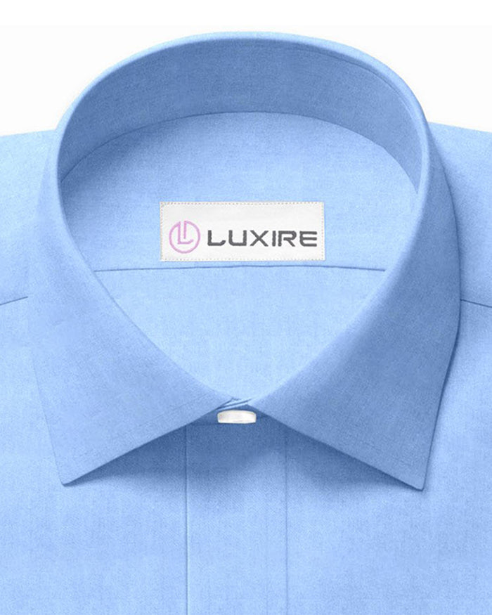 Light Prussian Blue Fresco "Madapolam" Chambray