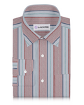 Linen: Blue Green Red Madras Stripes