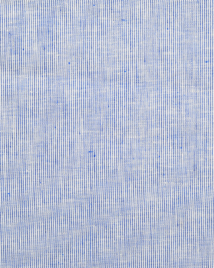 Linen: Blue White Dress Stripes