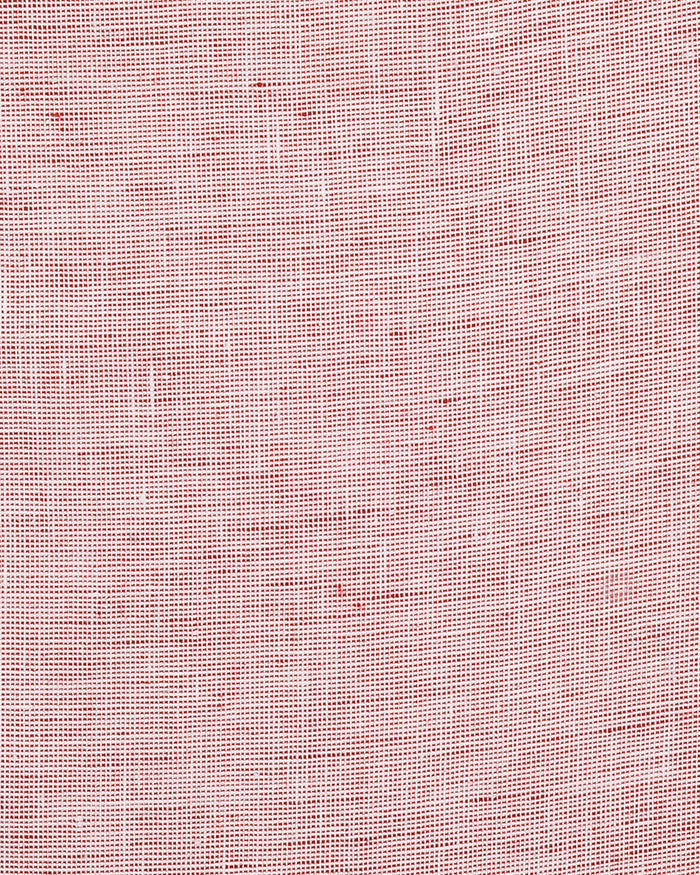 Close up view of custom linen shirt for men in red