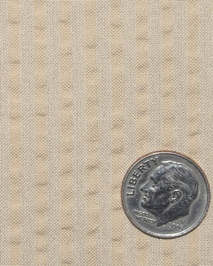 Loro Piana: Beige Seersucker