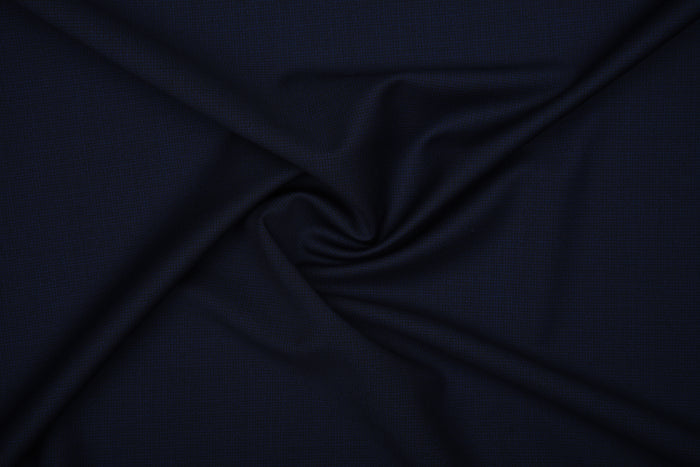 Loro Piana: Blue Mini Checks