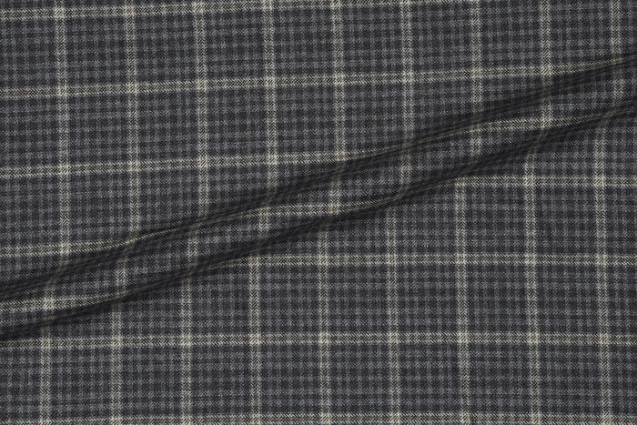 Loro Piana Brown and Grey Tweed Overchecks Pants