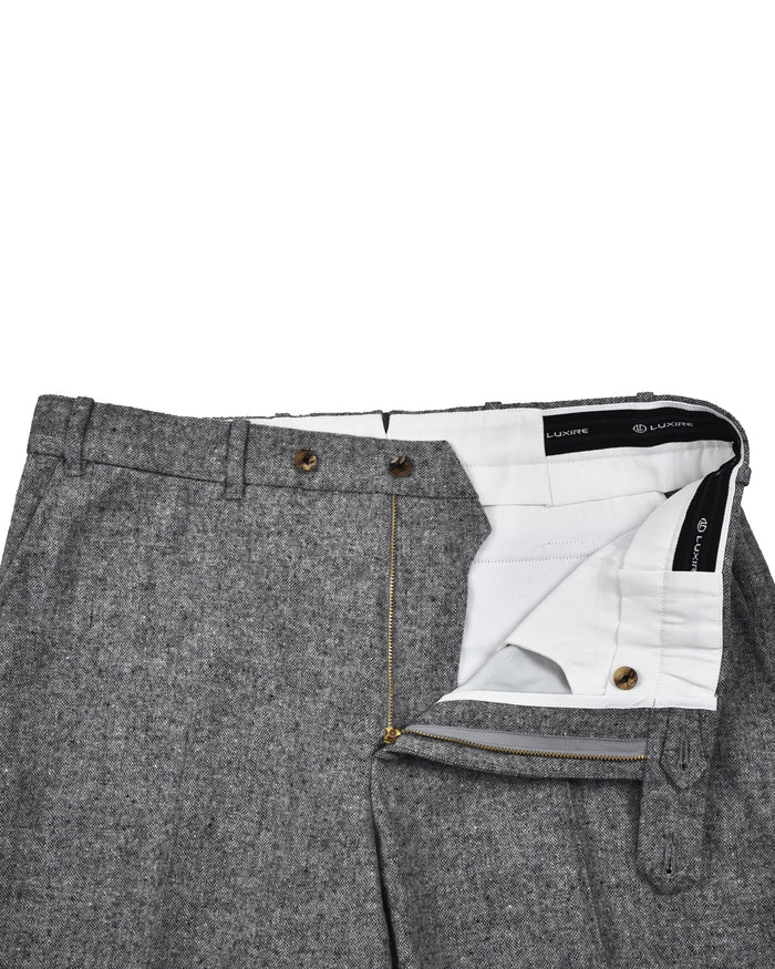 Loro Piana Grey Woolen Pant