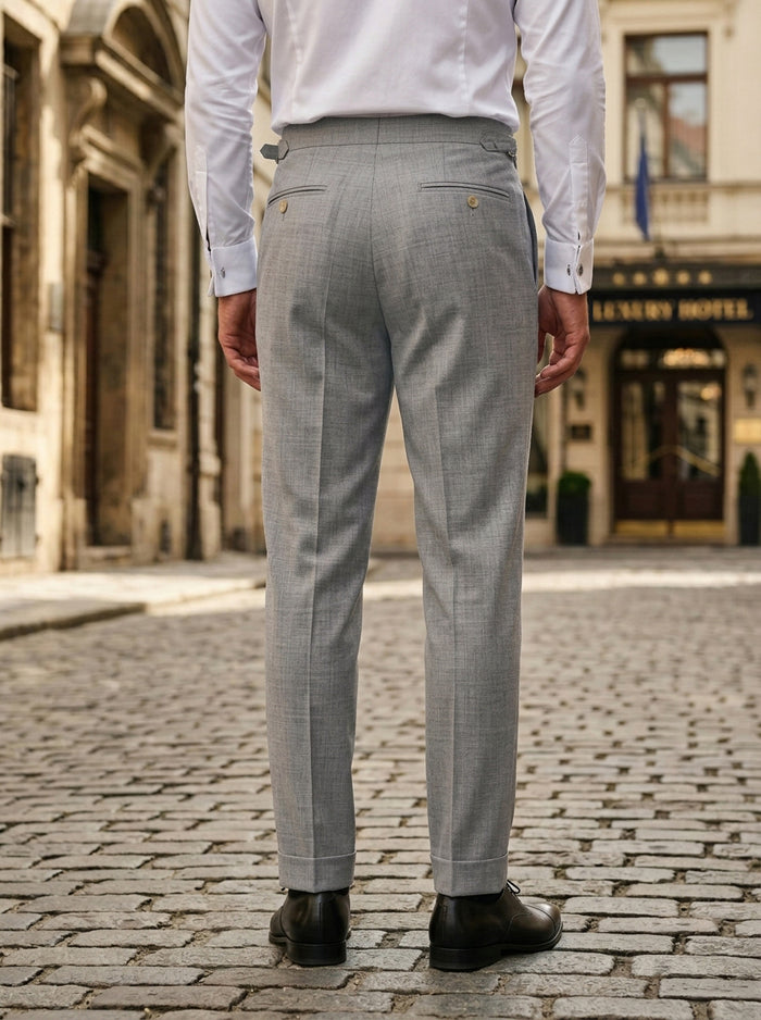 Loro Piana: Light Grey Woolen