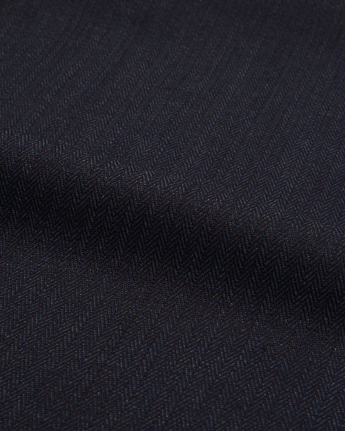 Luxire Noragi / Kimono in Indigo Herringbone