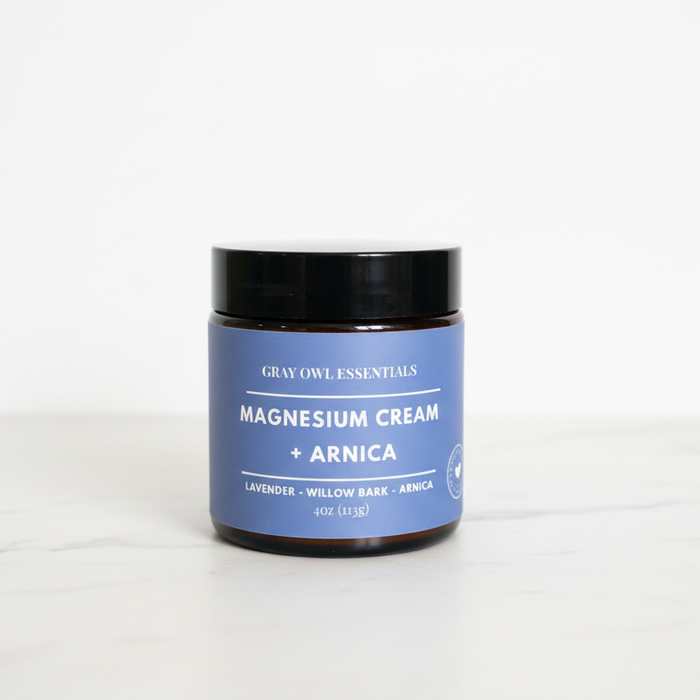 Magnesium Cream + Arnica + Willow Bark | Targeted relief for sore muscles and joints