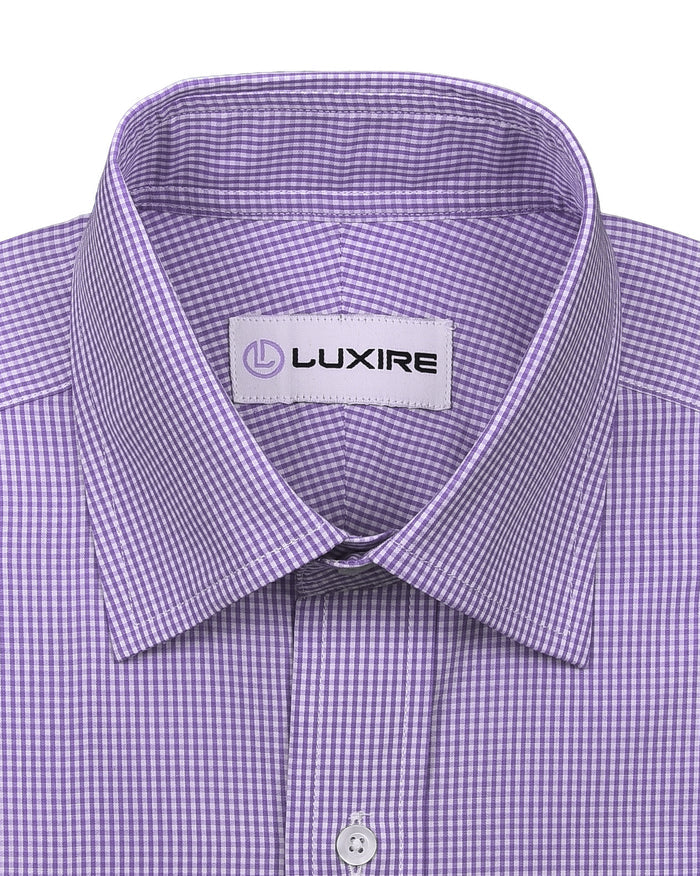 Mauve Micro Gingham