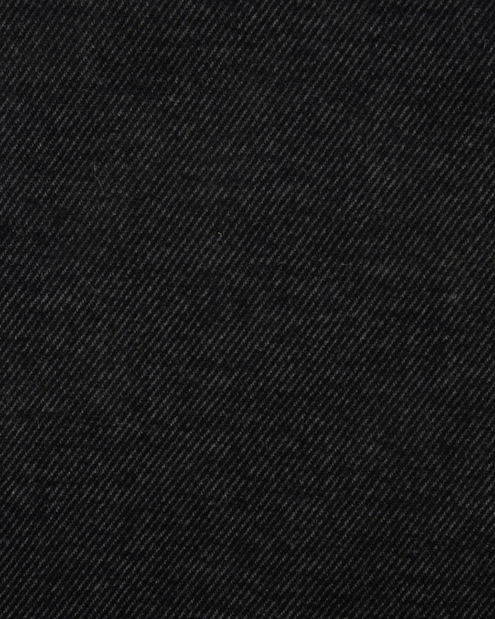 Midnight Grey Cotton Gabardine Twill