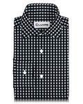Monti Black White Mid Gingham Twill