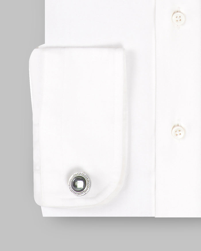 Monti White Soft Dress Shirt
