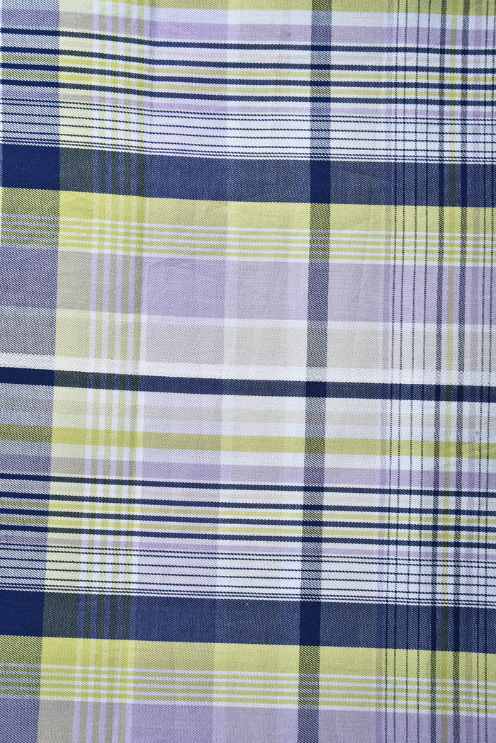 Muave Blue Lime Checks 140/2
