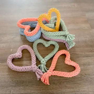 Muttsie Heart Dog Toy