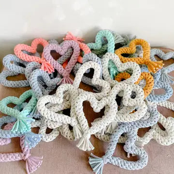 Muttsie Heart Dog Toy