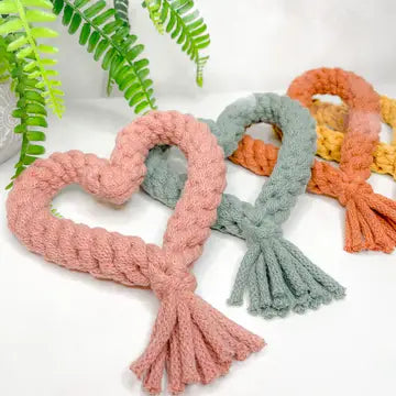 Muttsie Heart Dog Toy