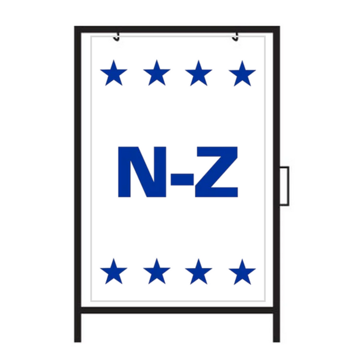 N-Z DOUBLE-SIDED Metal A-Frame Sign (SG-310A2)