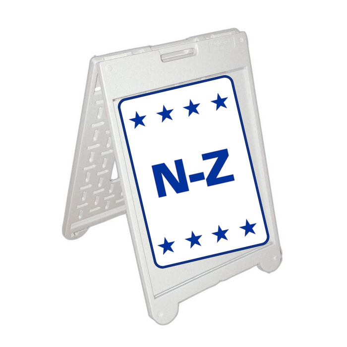 N-Z Medium A-Frame Sign (SG-310C)