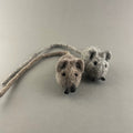 Natural Wool Mouse Toy