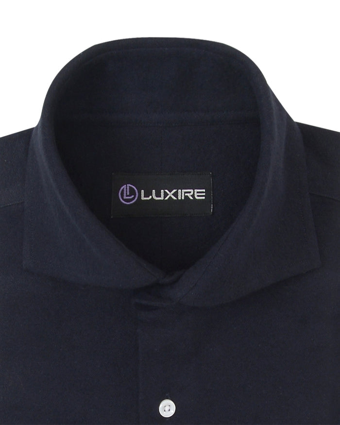 Navy Blue Flannel