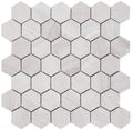 NB372 Wooden Grey 2 x 2 Honed Marble Mosaic tile