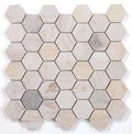 NB3728 Eurasian Polished 2 x 2 Hexagon Marble Mosaic