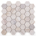 NB3730 Eurasian Honed 2 x 2 Hexagon Marble Mosaic