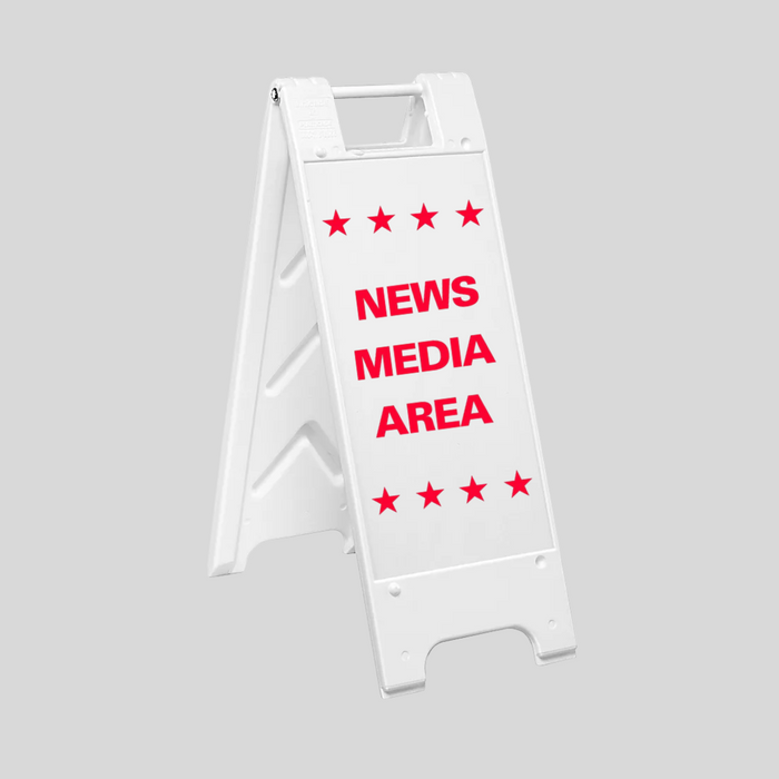 NEWS MEDIA AREA Slim Sign (SG-220E)