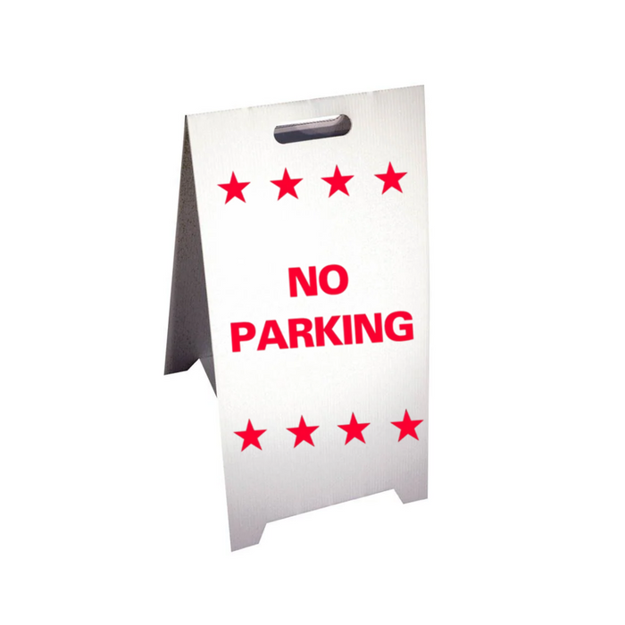 NO PARKING Corrugated A-Frame Sign (SG-209F)