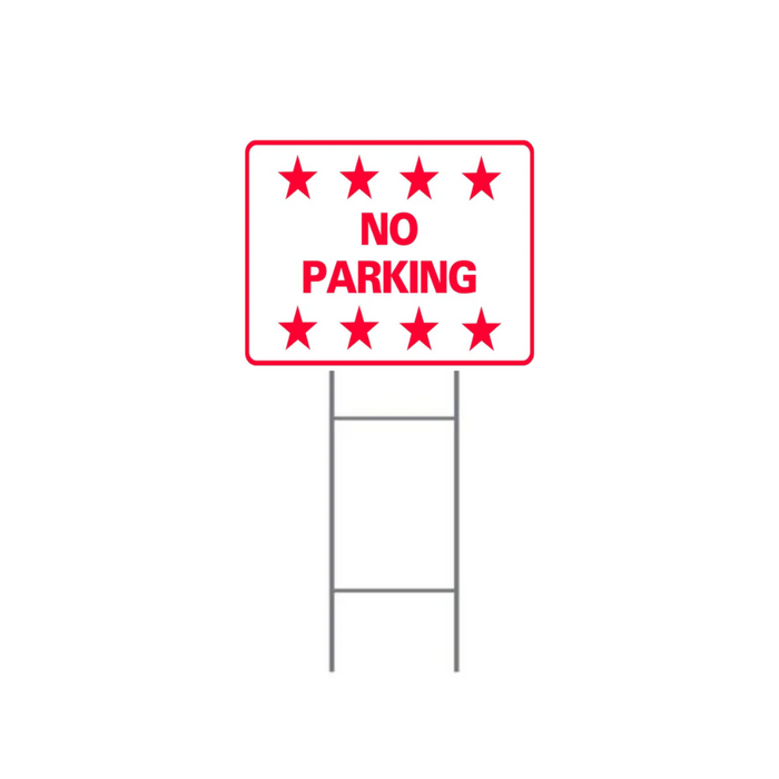 NO PARKING H-Stake Sign (SG-209D2)