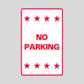 NO PARKING Medium Wall Sign (SG-209H2)