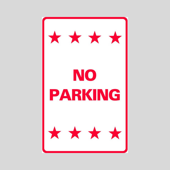 NO PARKING Medium Wall Sign (SG-209H2)