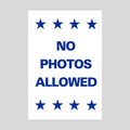 NO PHOTOS ALLOWED Metal A-Frame Sign (SG-221A)