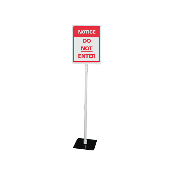 NOTICE DO NOT ENTER Tabletop Sign (SG-303J)