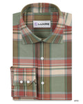 Olive Peach Apricot Tartan