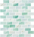 Onix Mosaico 1 x 2 Brick Caya Coco Recycled Glass Mosaic HP12BCC