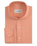Orange Houndstooth Shirt