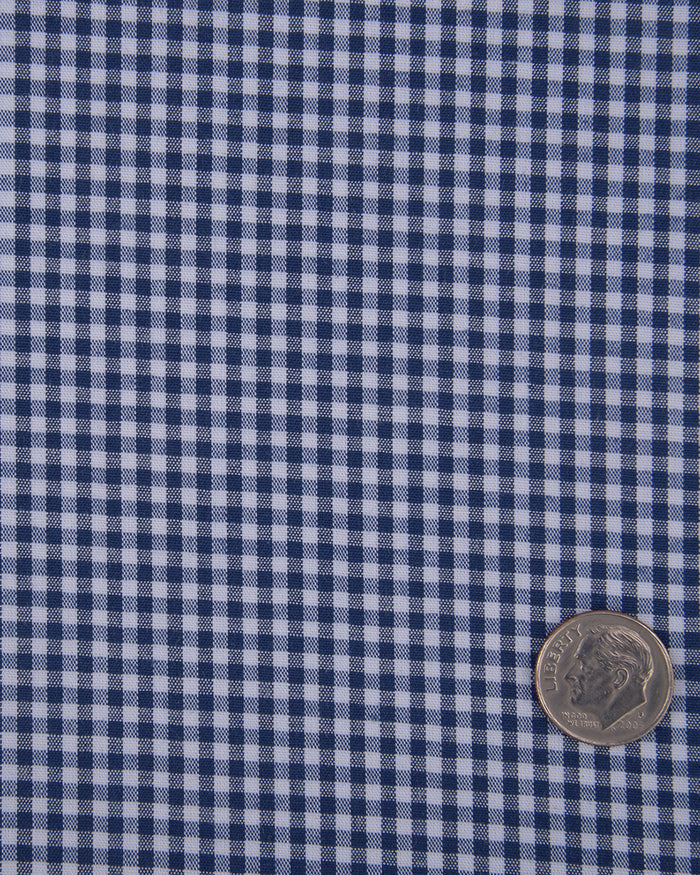 Oxford Blue Gingham Checks