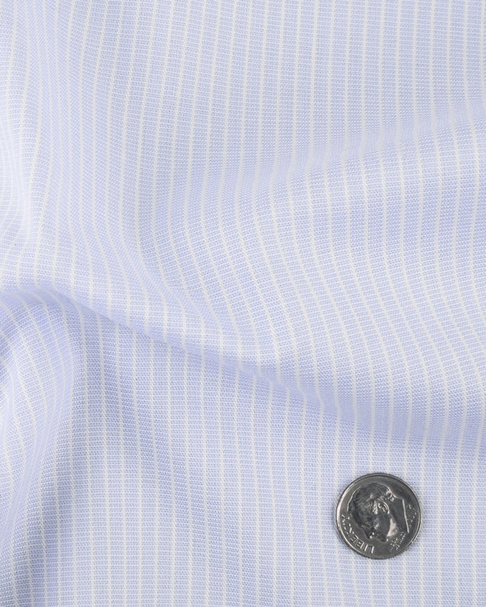 Pale Blue Candy Stripes