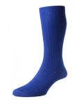 Pantherella Danvers Cotton Rib - Ultramarine