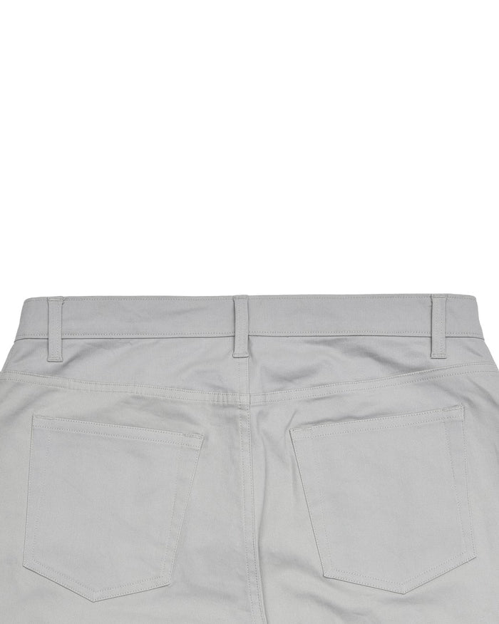 Pastel Stone Grey Twill Chino