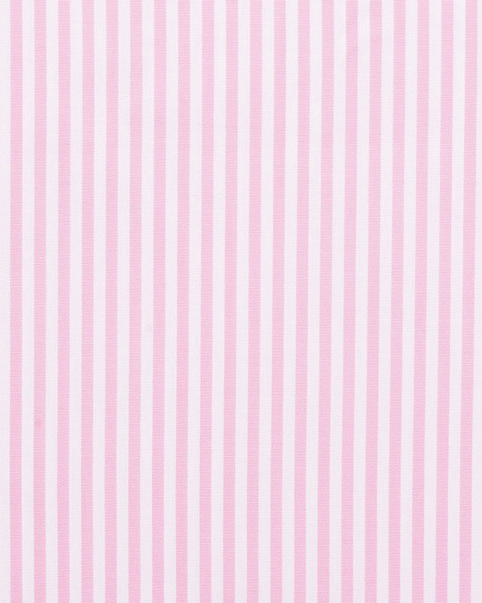 Pink Dress Stripes On White Shirt