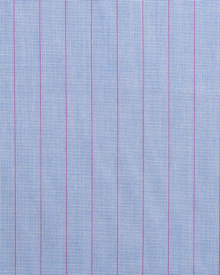 Pink Pin Stripes on Blue End on End