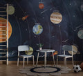Planets Wallpaper Mural: Solar System Space Theme