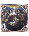 Pocket Square-Madonna of the Pomegranate