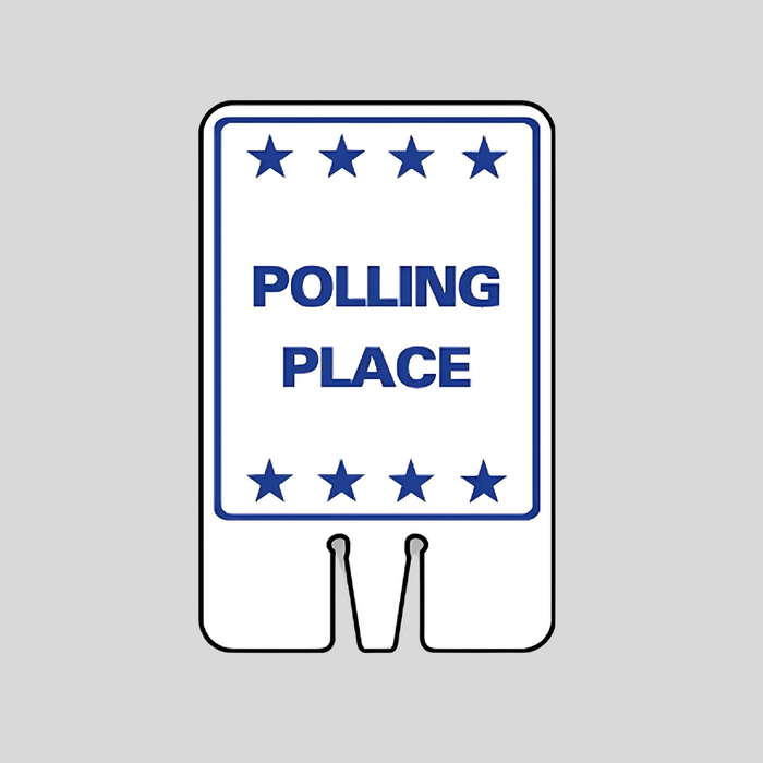 POLLING PLACE Cone Topper Sign (SG-213I1)