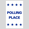 POLLING PLACE Metal A-Frame Sign (SG-213A)