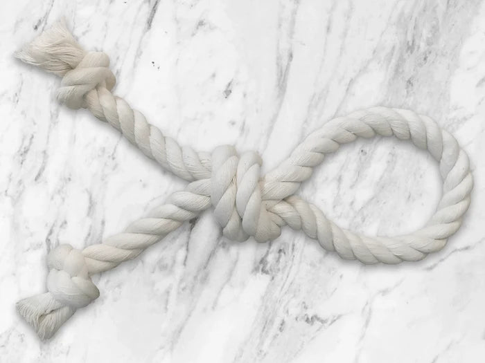 Pulley Rope - Natural Cotton Rope Toy