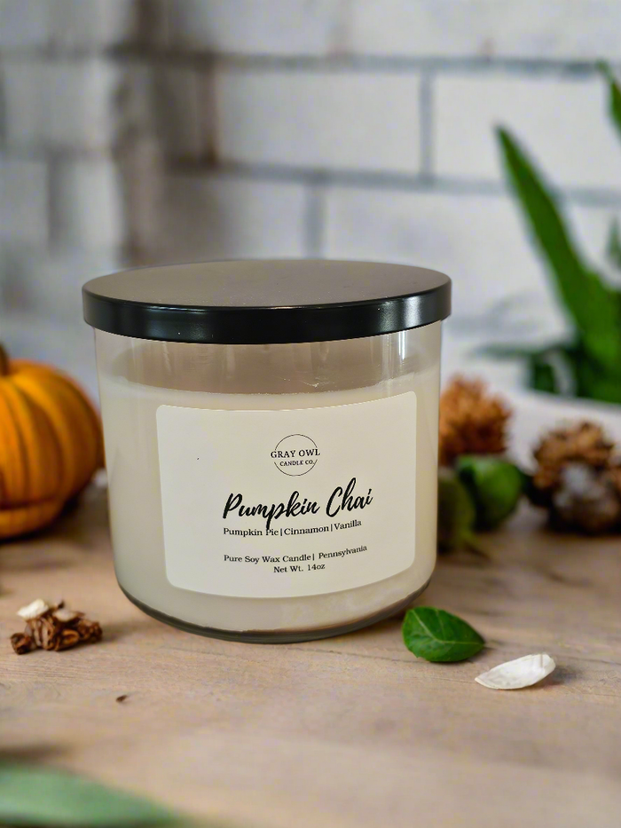 Pumpkin Chai Large Soy Candle | 3 Wick
