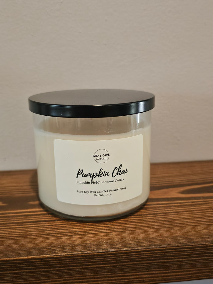 Pumpkin Chai Large Soy Candle | 3 Wick